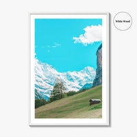 Lauterbrunnen Fine Art Photo Print, Swiss Alps Landscape, Switzerland Wall Decor, Interlaken Poster