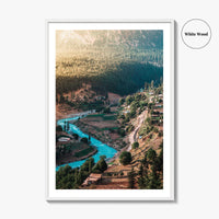 Kalam Valley Fine Art Photo Print, Swat, Khyber Pakhtunkhwa, KPK, Pakistan Wall Decor Poster