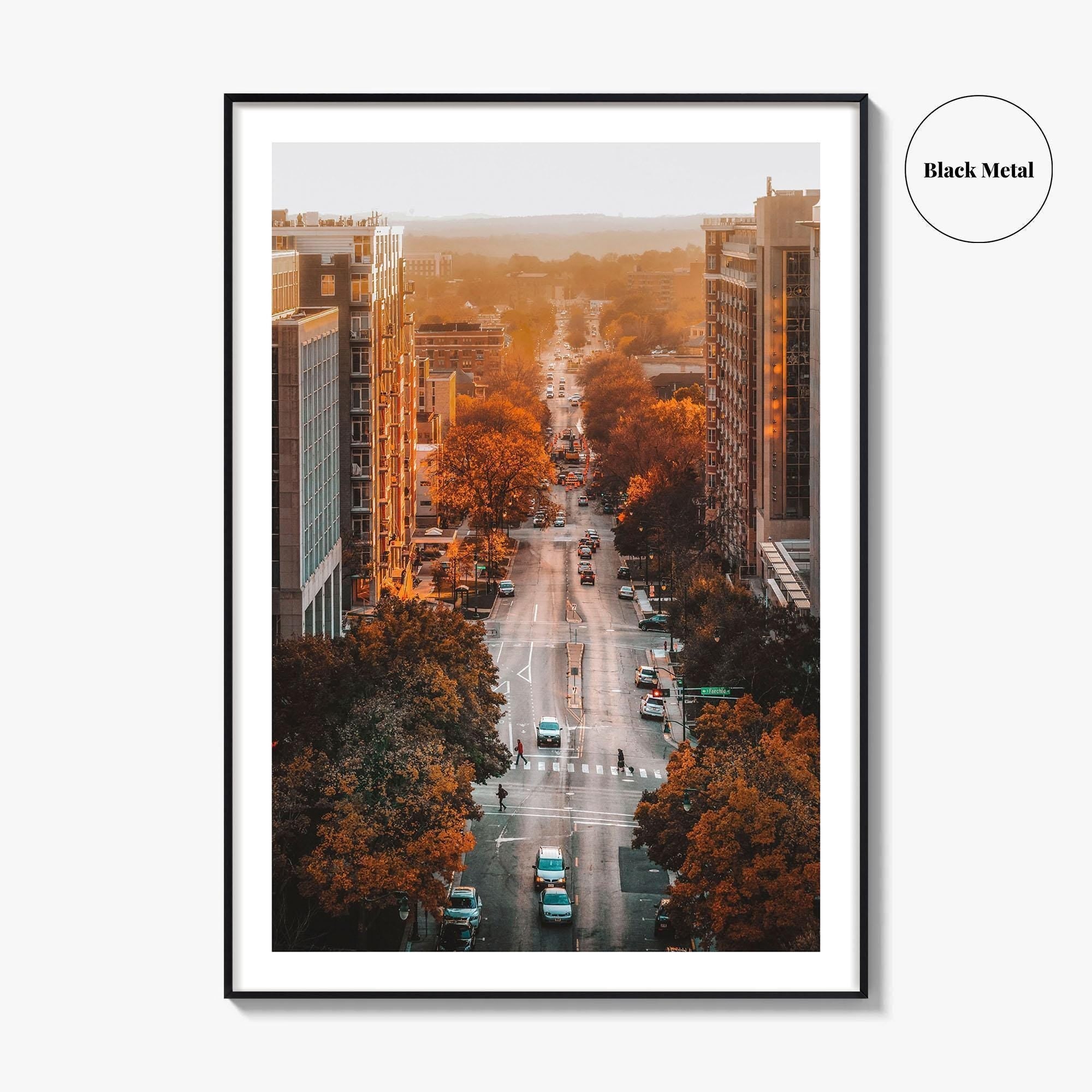 Madison Fine Art Photo Print, Wisconsin USA Wall Decor Poster, State Capitol View