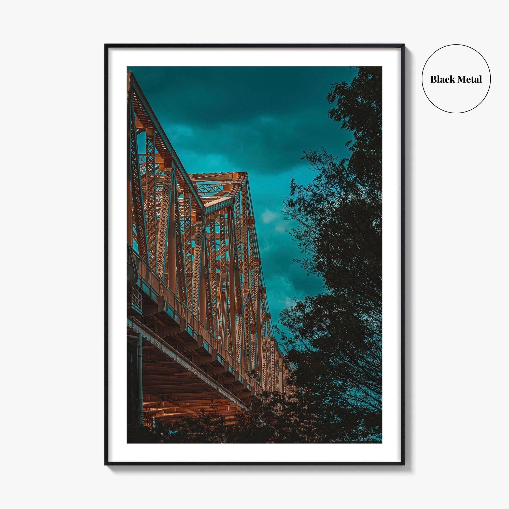 Louisville Fine Art Photo Print, Second Street Bridge, Kentucky, USA Wall Decor Poster