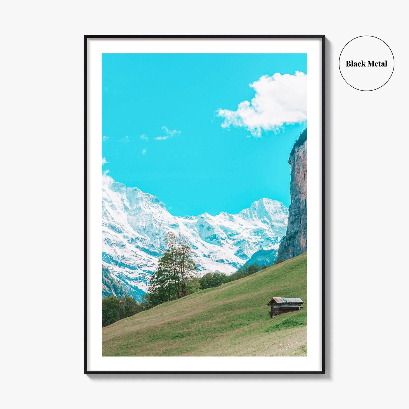 Lauterbrunnen Fine Art Photo Print, Swiss Alps Landscape, Switzerland Wall Decor, Interlaken Poster