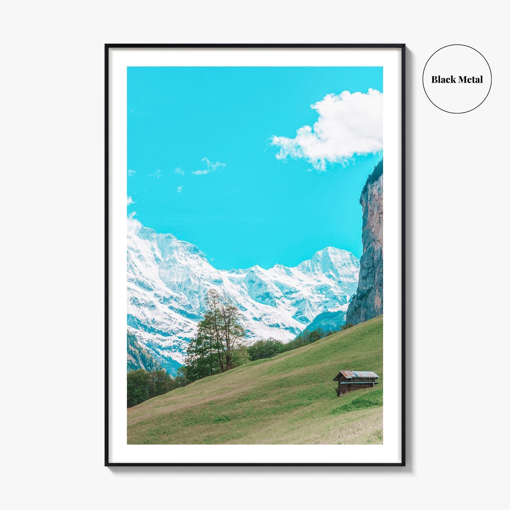 Lauterbrunnen Fine Art Photo Print, Swiss Alps Landscape, Switzerland Wall Decor, Interlaken Poster
