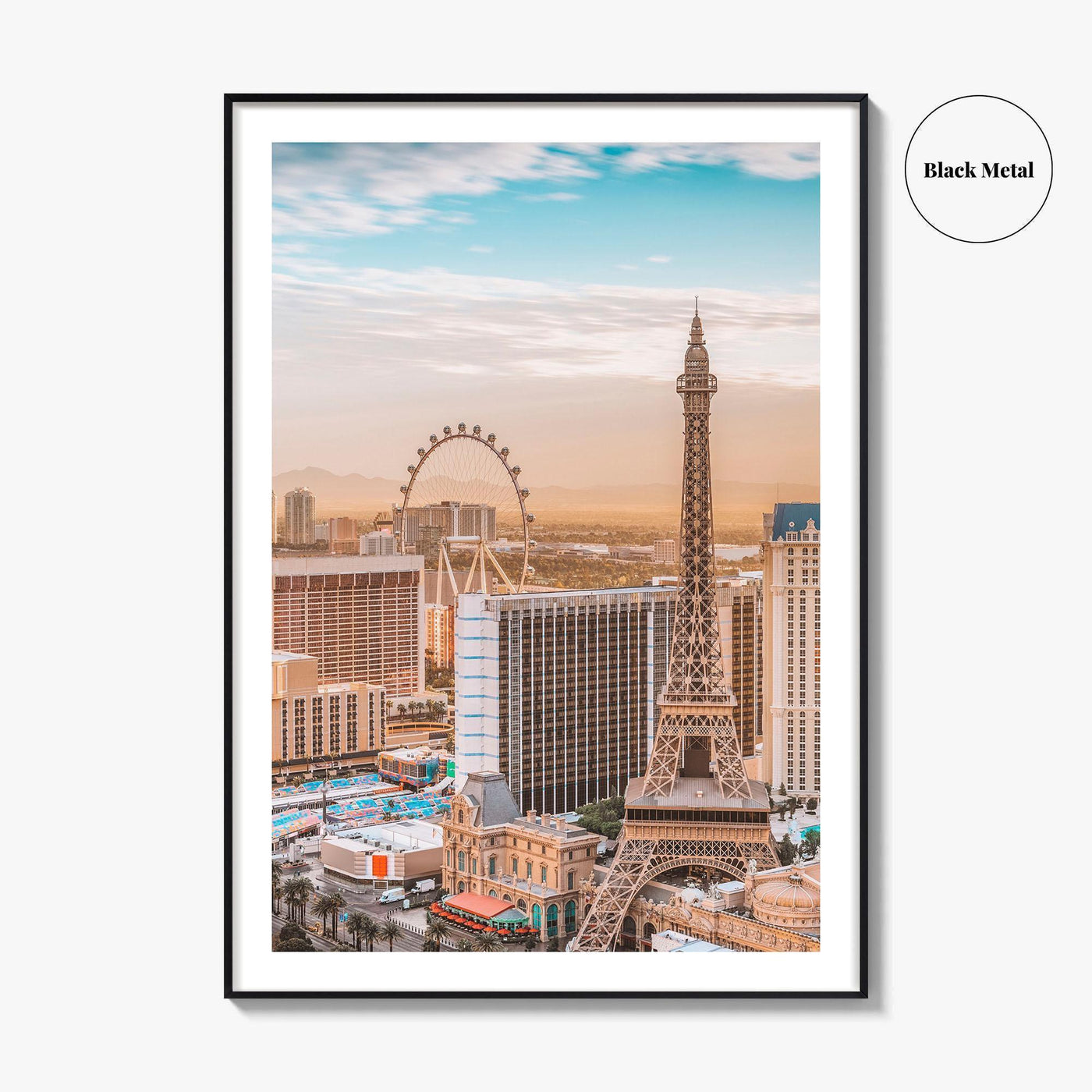 Las Vegas Skyline Fine Art Photo Print, The Strip, Nevada USA, Wall Poster