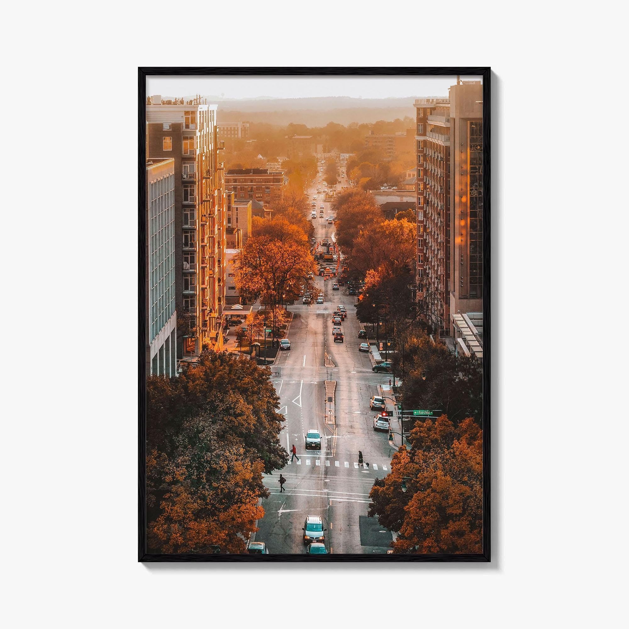 Madison Fine Art Photo Print, Wisconsin USA Wall Decor Poster, State Capitol View