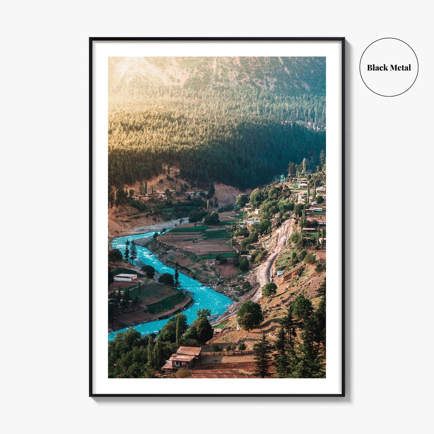 Kalam Valley Fine Art Photo Print, Swat, Khyber Pakhtunkhwa, KPK, Pakistan Wall Decor Poster