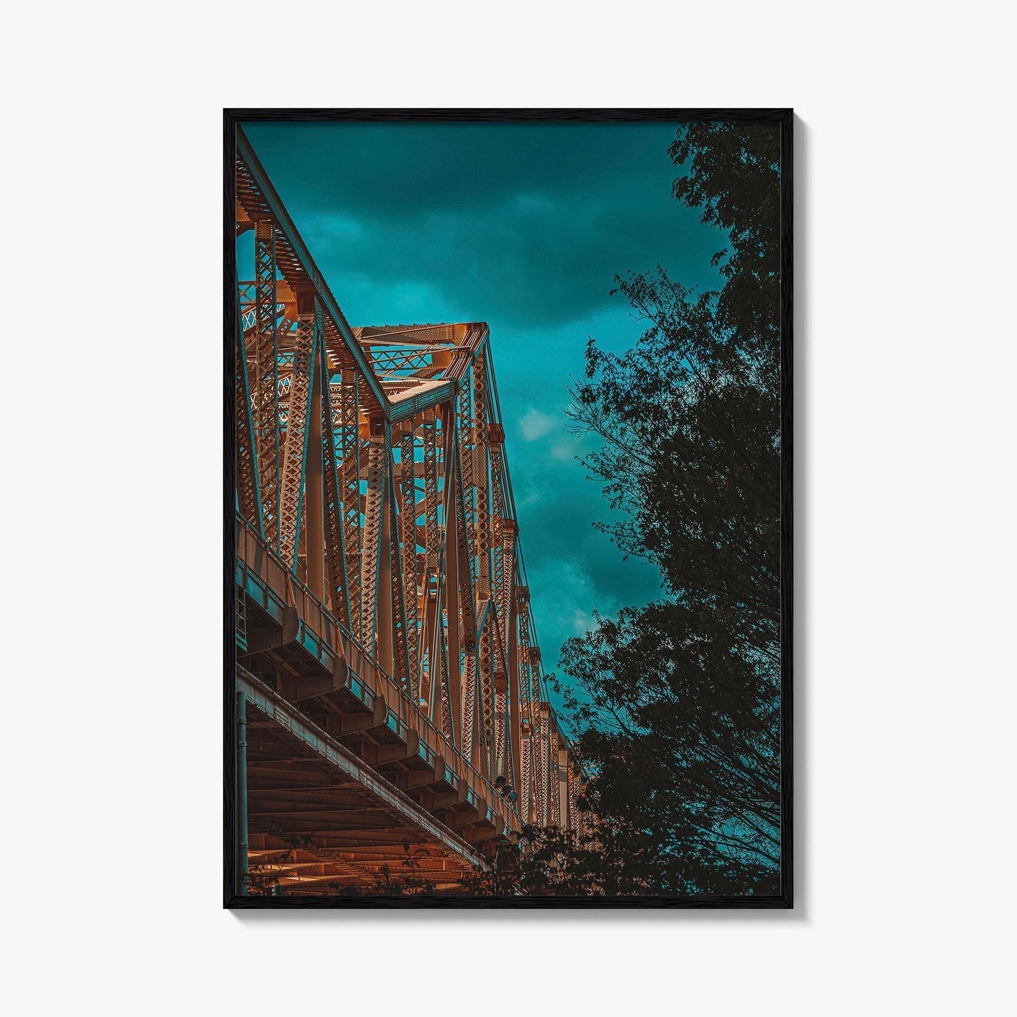 Louisville Fine Art Photo Print, Second Street Bridge, Kentucky, USA Wall Decor Poster
