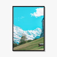 Lauterbrunnen Fine Art Photo Print, Swiss Alps Landscape, Switzerland Wall Decor, Interlaken Poster