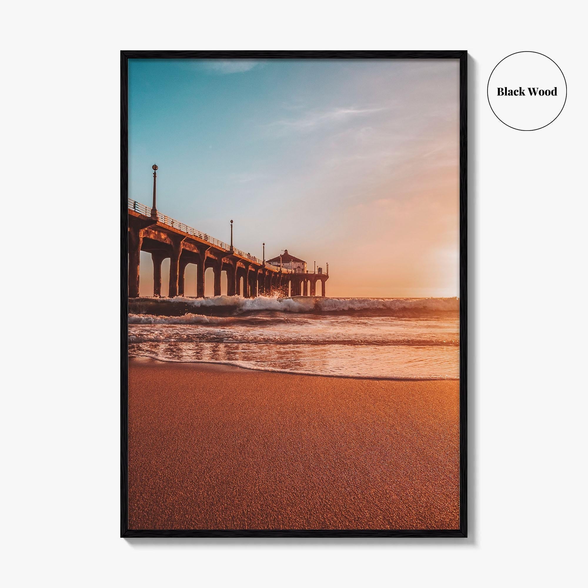 Manhattan Beach Fine Art Photo Print, California Pier Poster