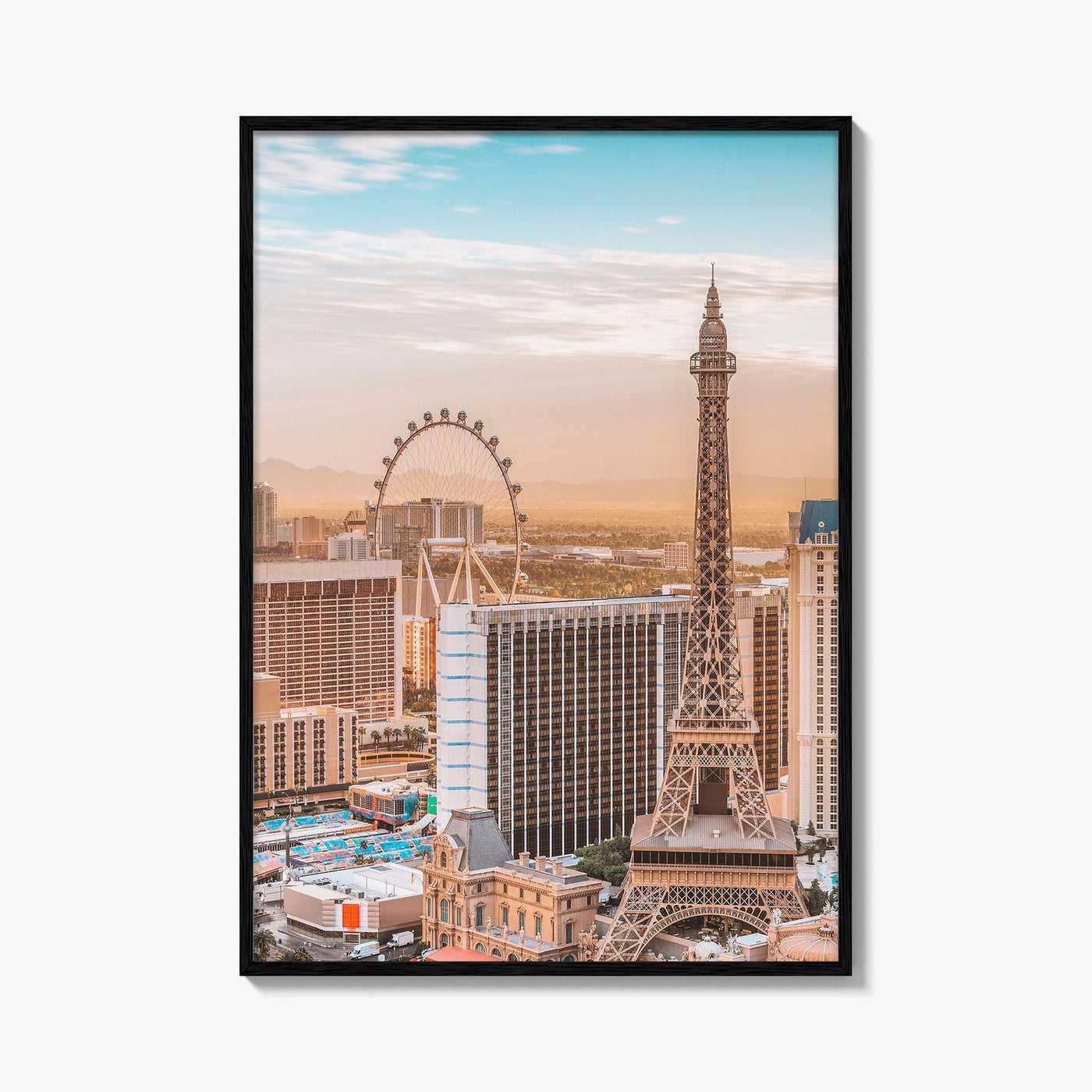 Las Vegas Skyline Fine Art Photo Print, The Strip, Nevada USA, Wall Poster