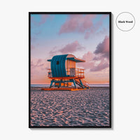 Miami Fine Art Photo Print, South Beach Florida, Wall Decor, Lifeguard Tower
