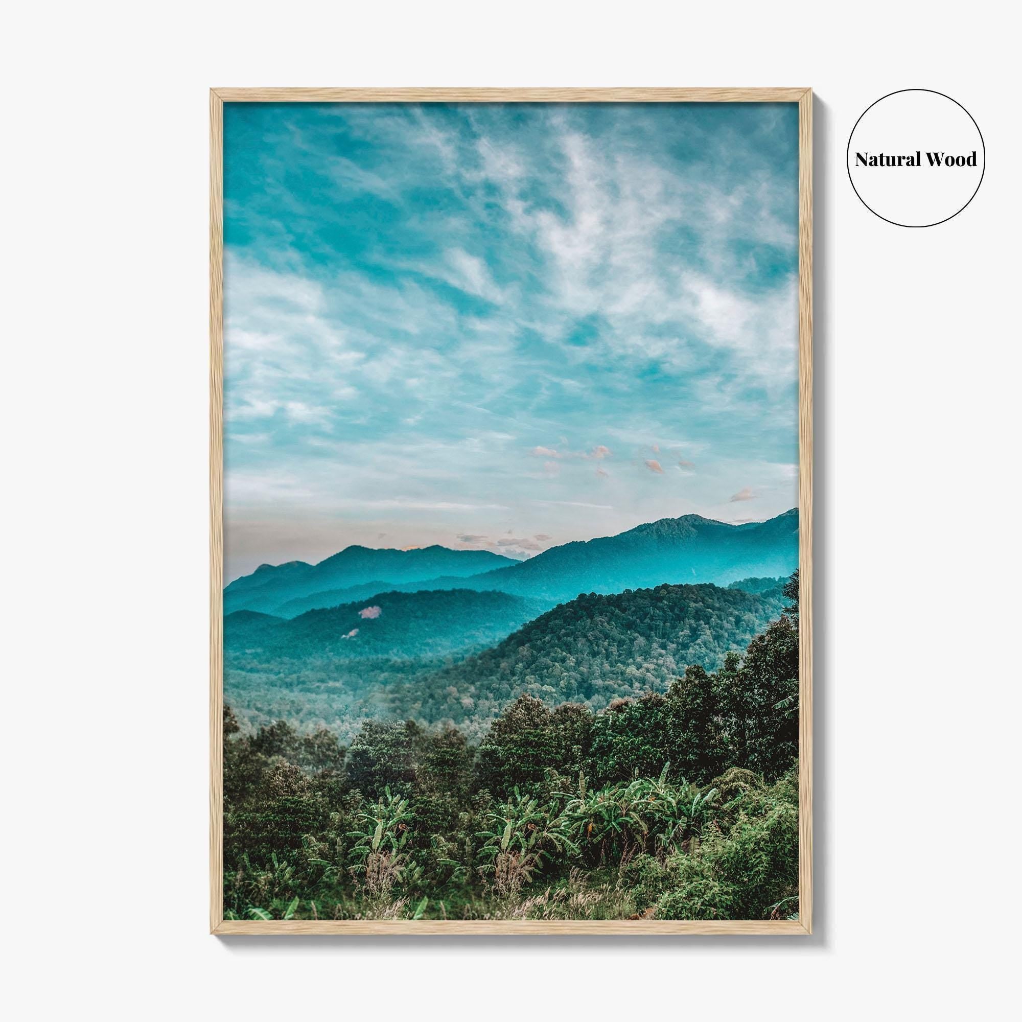 Kerala Fine Art Photo Print, Wayanad Mountain View, India Wall Decor Poster