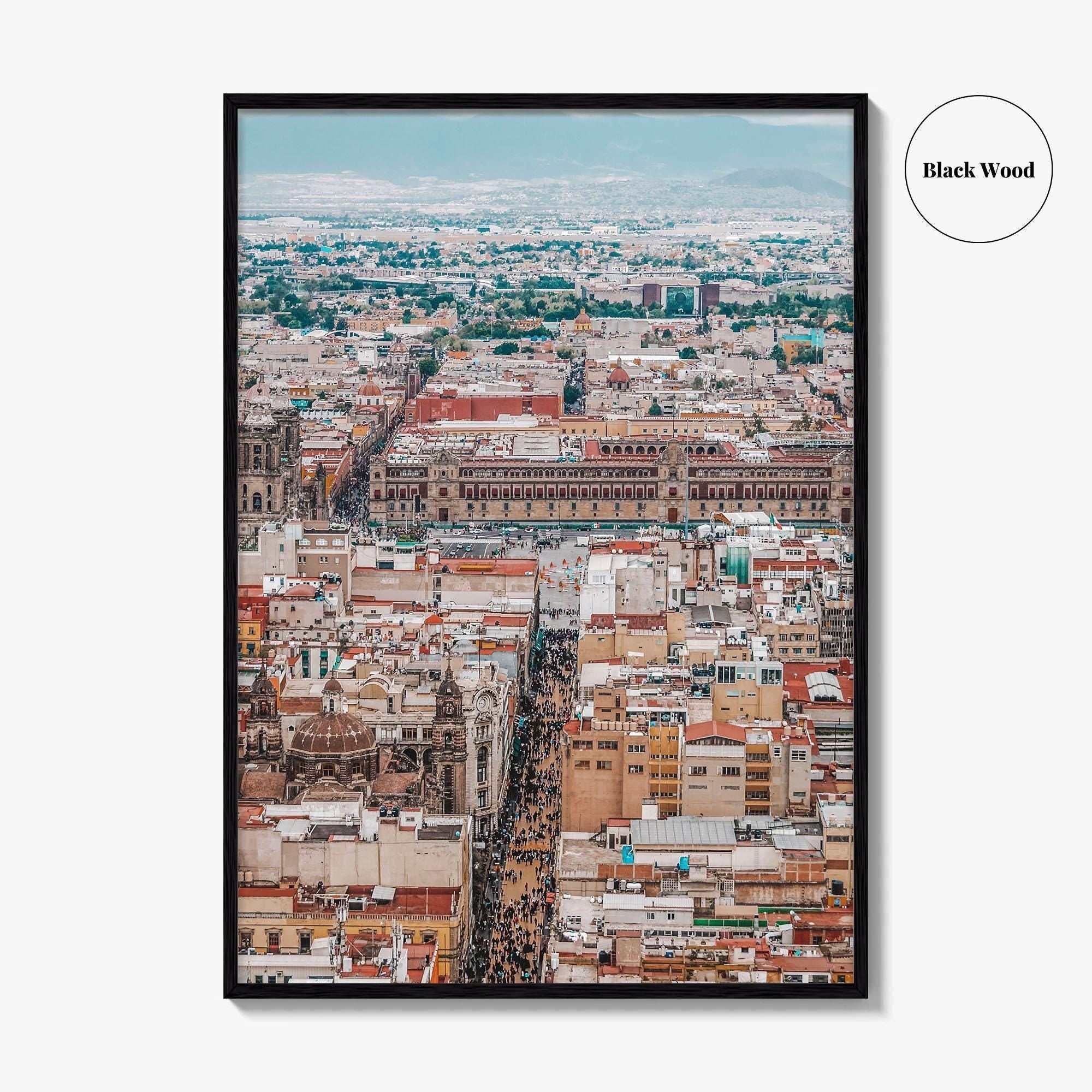 Mexico City Skyline Fine Art Photo Print, Wall Poster, CDMX