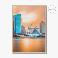 Milwaukee Skyline Fine Art Photo Print, Wisconsin Wall Poster, Lake Michigan, USA, MKE