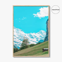 Lauterbrunnen Fine Art Photo Print, Swiss Alps Landscape, Switzerland Wall Decor, Interlaken Poster