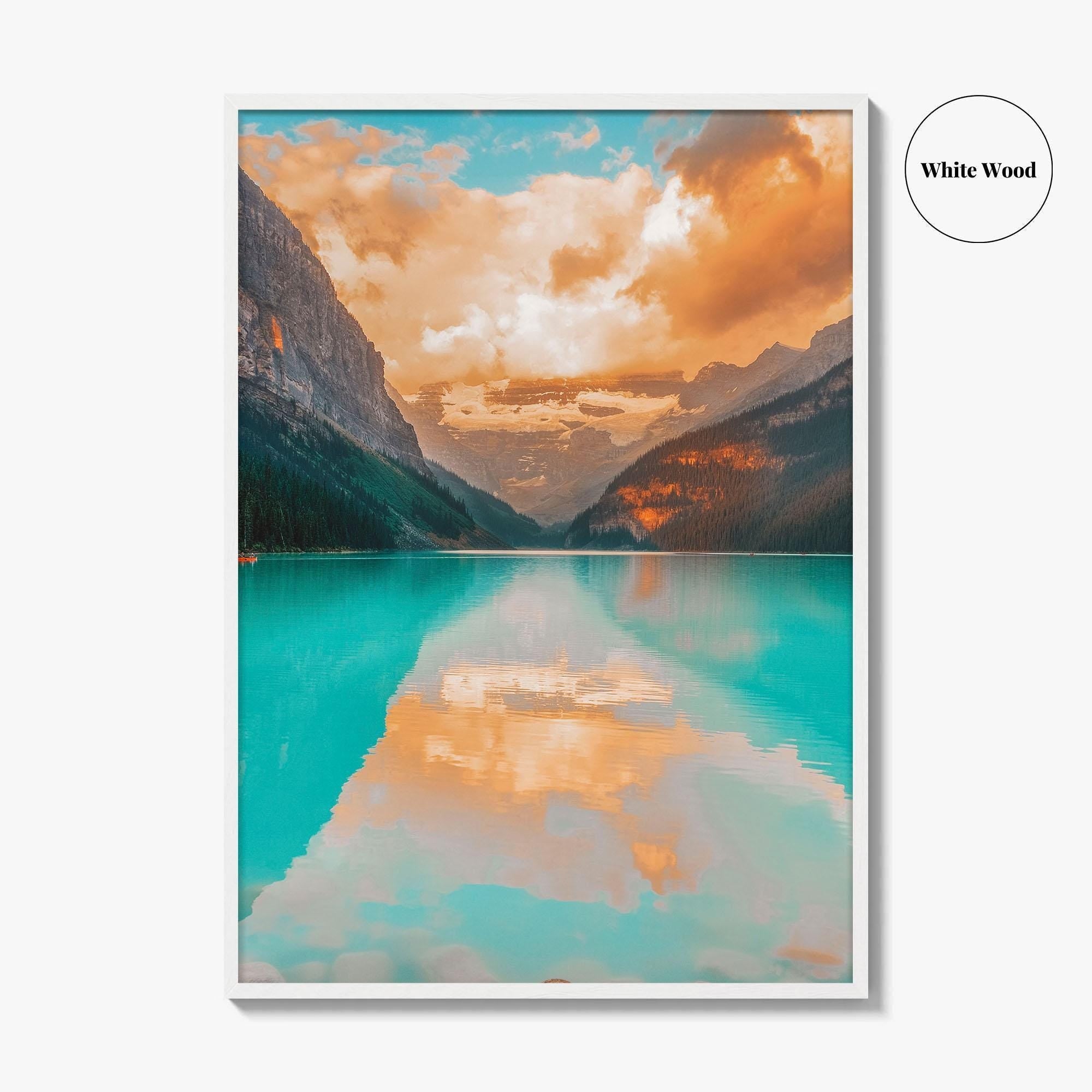 Lake Louise Fine Art Photo Print, Banff National Park Alberta Canada, Canadian Rockies Poster