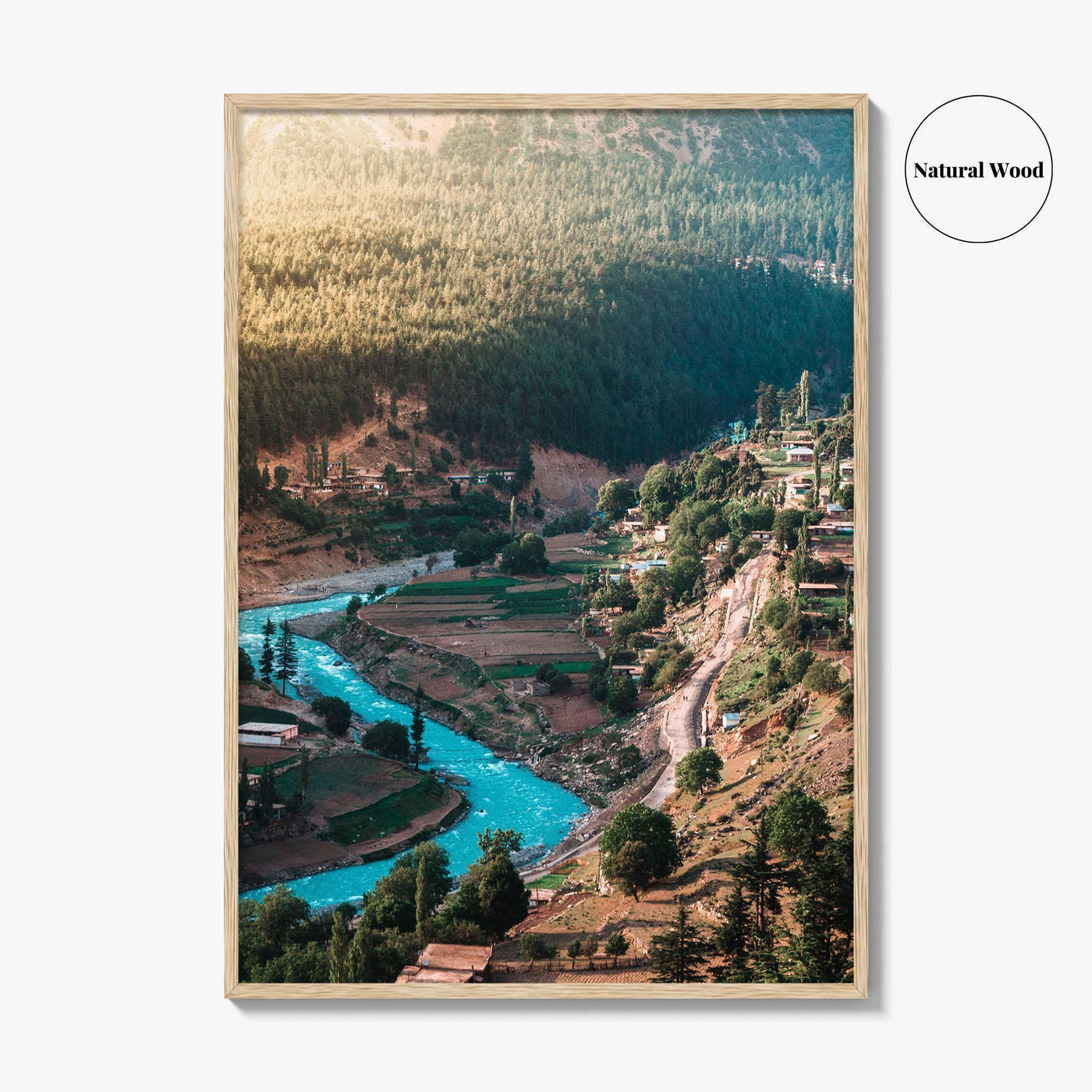 Kalam Valley Fine Art Photo Print, Swat, Khyber Pakhtunkhwa, KPK, Pakistan Wall Decor Poster