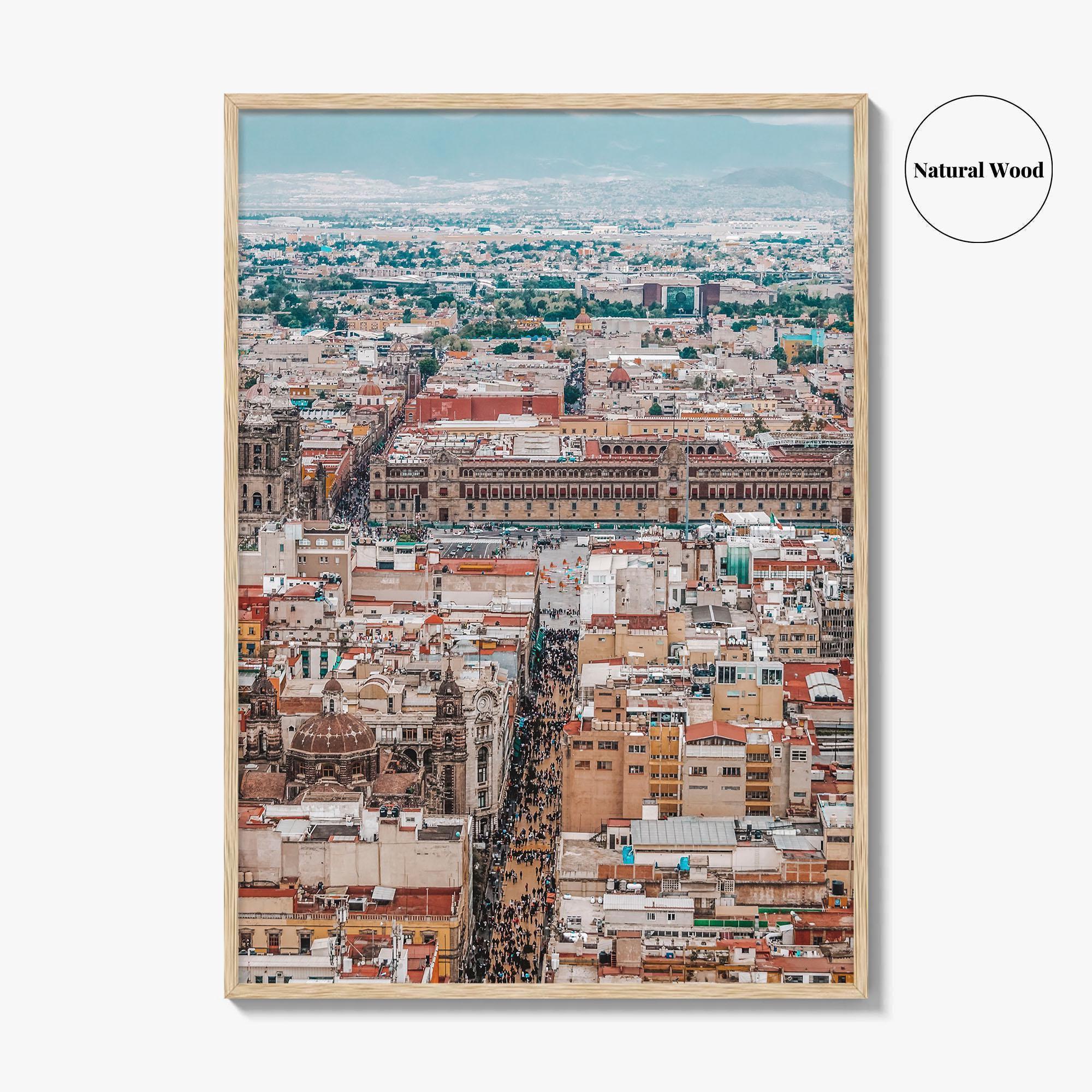 Mexico City Skyline Fine Art Photo Print, Wall Poster, CDMX