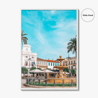 Merida Fine Art Photo Print, Plaza de España, Extremadura, Spain Poster