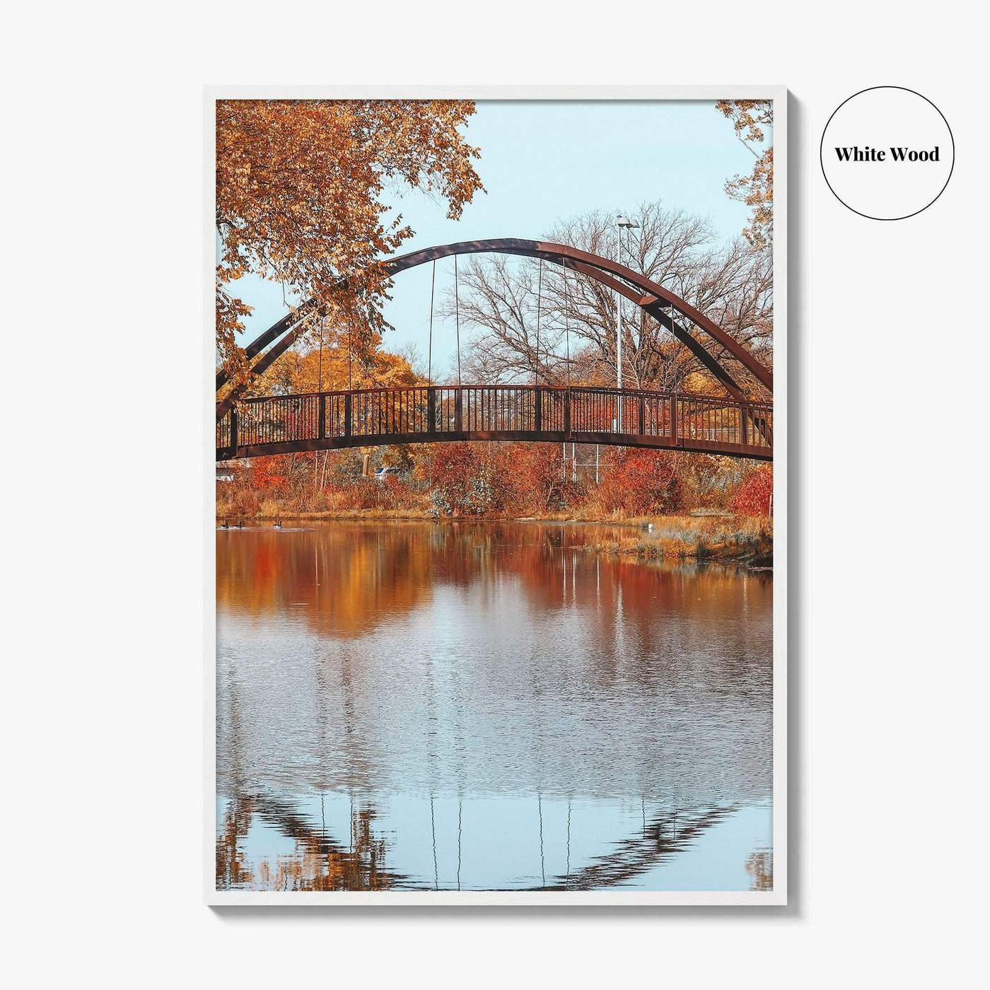 Madison Fine Art Photo Print, Tenney Park Bridge, Lake Mendota, Wisconsin, USA Wall Decor