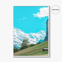Lauterbrunnen Fine Art Photo Print, Swiss Alps Landscape, Switzerland Wall Decor, Interlaken Poster