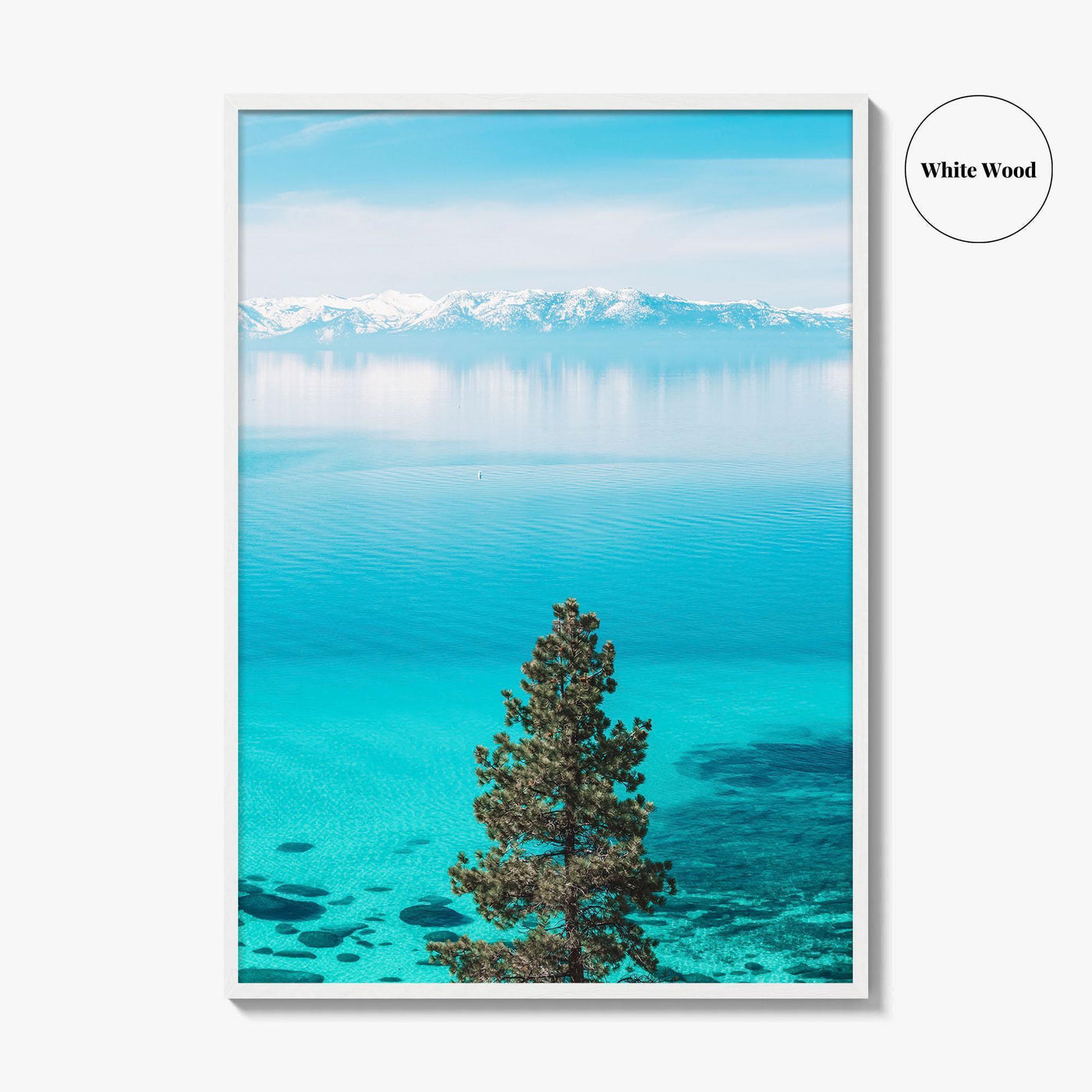 Lake Tahoe Fine Art Photo Print, Panorama, California, Sierra Nevada, USA, Poster
