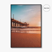 Manhattan Beach Fine Art Photo Print, California Pier Poster