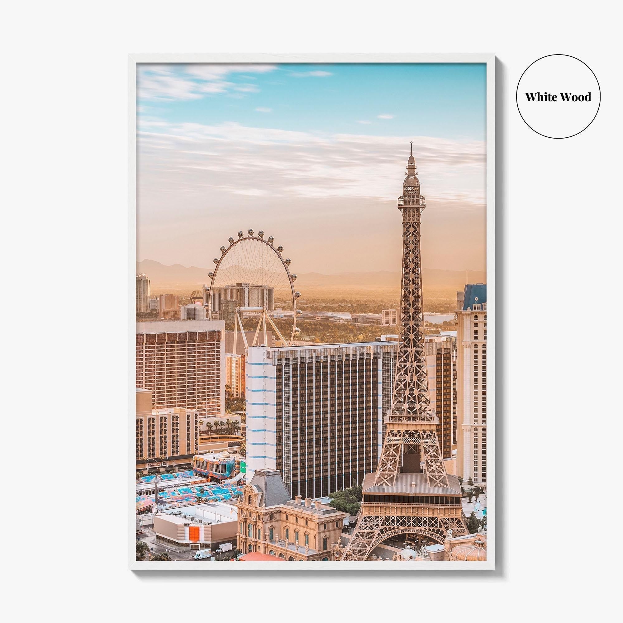 Las Vegas Skyline Fine Art Photo Print, The Strip, Nevada USA, Wall Poster