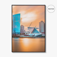 Milwaukee Skyline Fine Art Photo Print, Wisconsin Wall Poster, Lake Michigan, USA, MKE