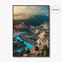 Kalam Valley Fine Art Photo Print, Swat, Khyber Pakhtunkhwa, KPK, Pakistan Wall Decor Poster