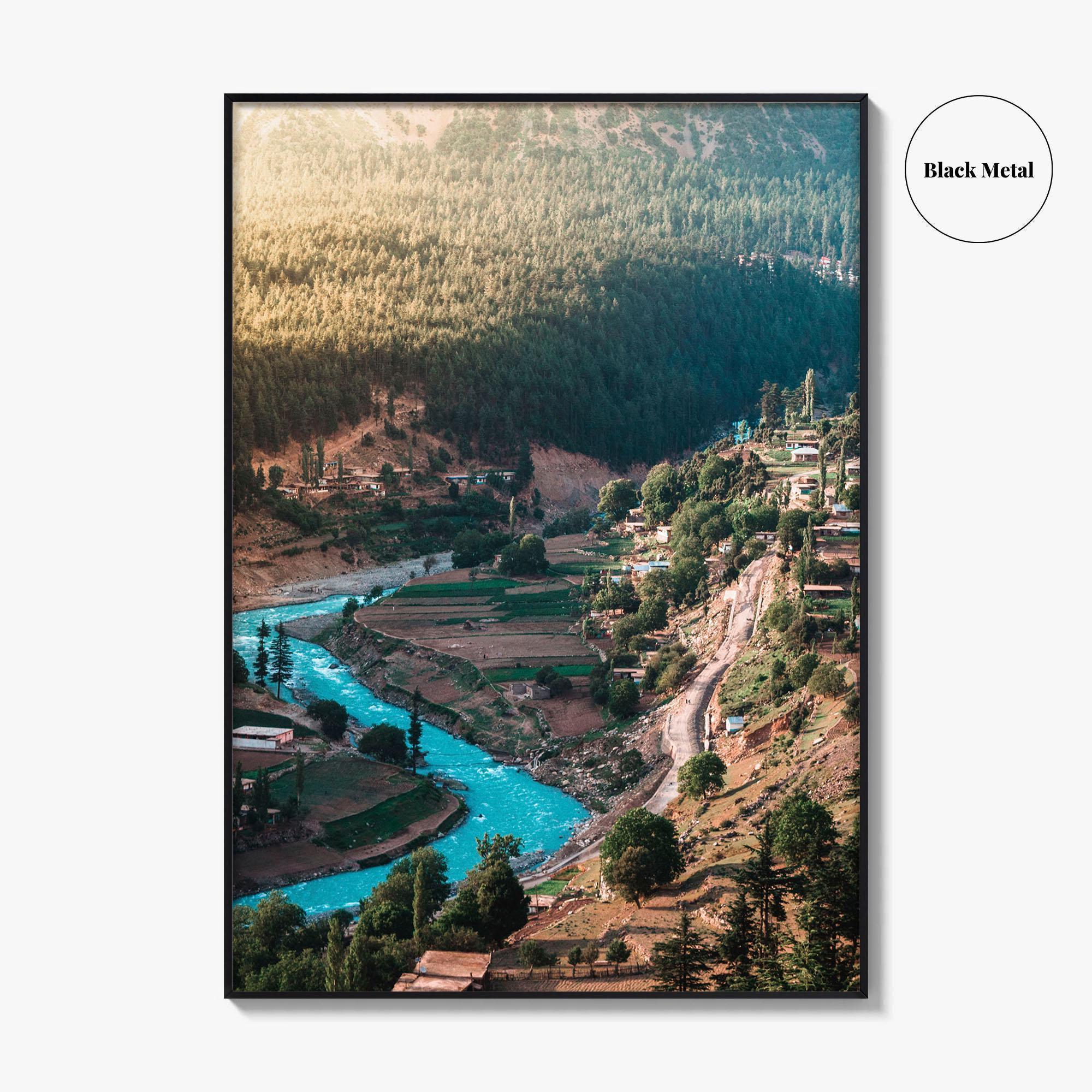 Kalam Valley Fine Art Photo Print, Swat, Khyber Pakhtunkhwa, KPK, Pakistan Wall Decor Poster