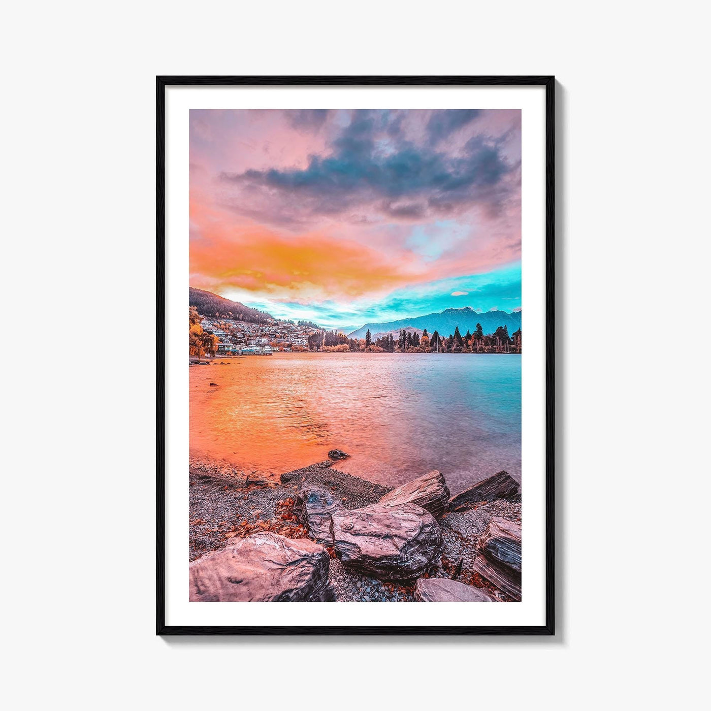 Queenstown Fine Art Photo Print, New Zealand, NZ, Otago, South Island, Wall Decor, Poster