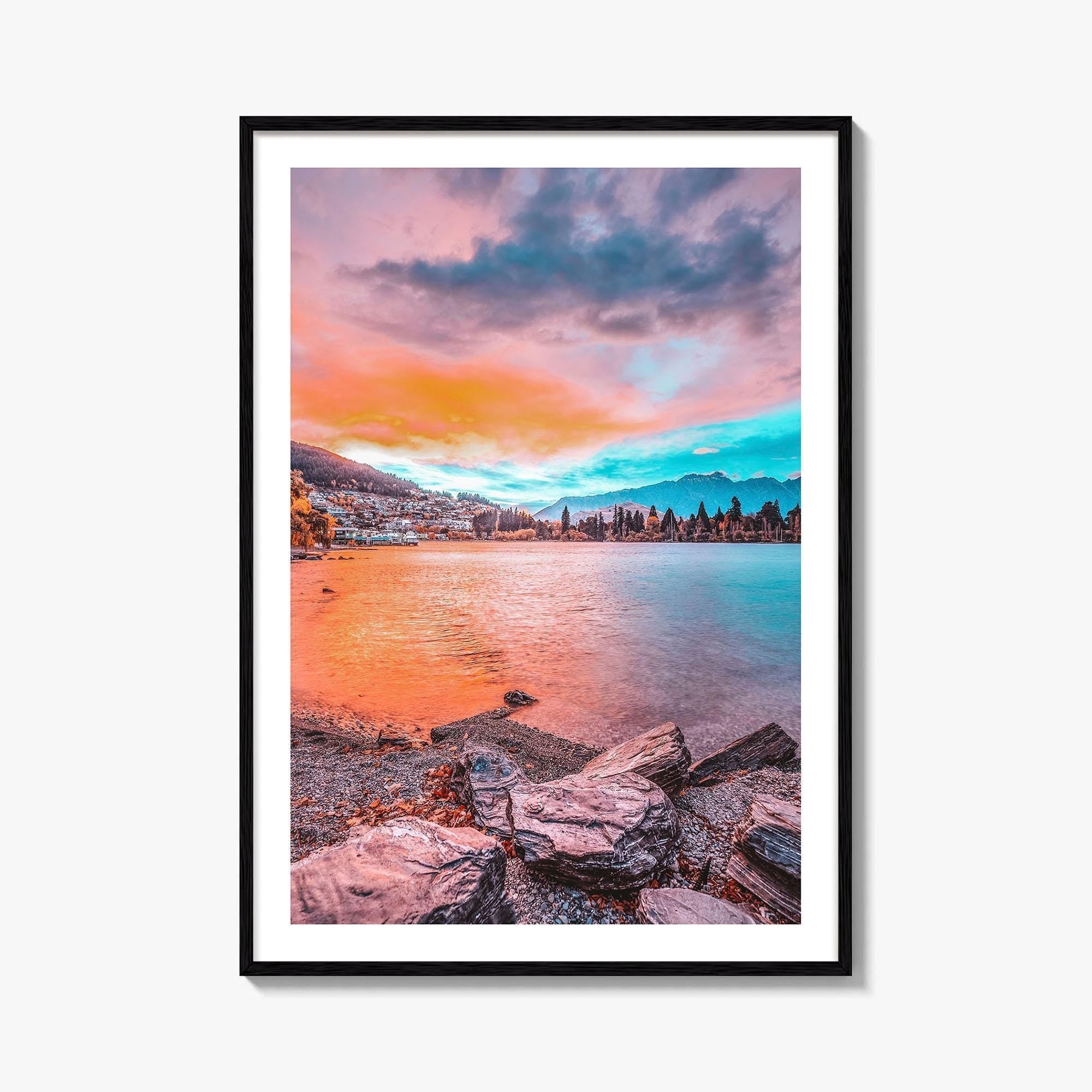 Queenstown Fine Art Photo Print, New Zealand, NZ, Otago, South Island, Wall Decor, Poster