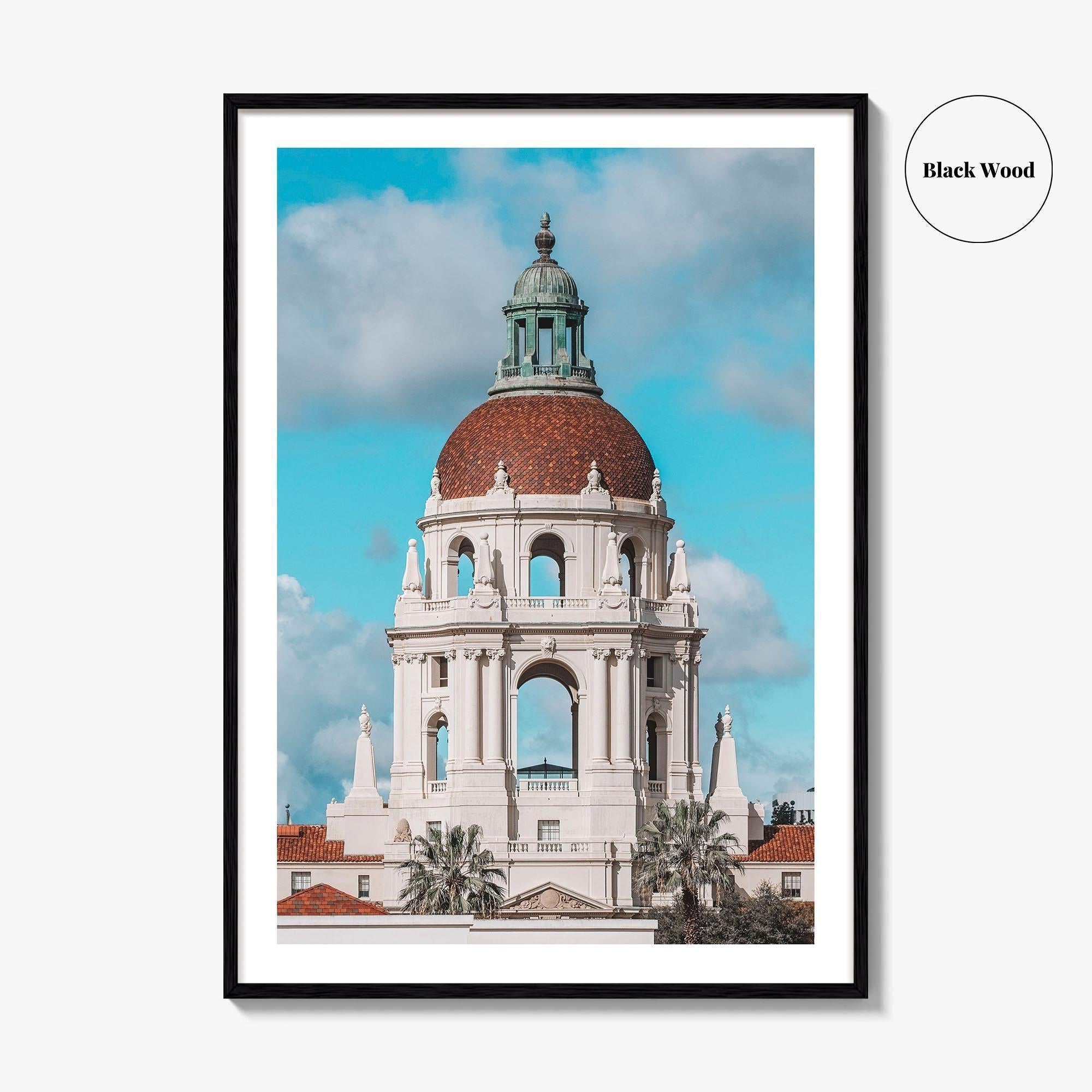 Pasadena Fine Art Photo Print, City Hall, California, USA, Wall Decor Poster