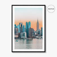 New York City Skyline Fine Art Photo Print, Manhattan, NYC, Hudson River, USA Poster