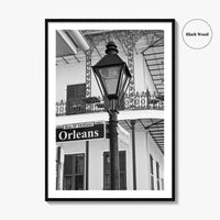 New Orleans Black and White Fine Art Photo Print, French Quarter Louisiana Poster