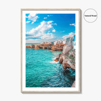Polignano a Mare Fine Art Photo Print, Puglia Italy, Adriatic Sea Poster