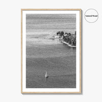 Punta San Vigilio Black and White Fine Art Photo Print, Lake Garda Italy Poster