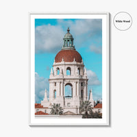 Pasadena Fine Art Photo Print, City Hall, California, USA, Wall Decor Poster