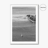 Punta San Vigilio Black and White Fine Art Photo Print, Lake Garda Italy Poster