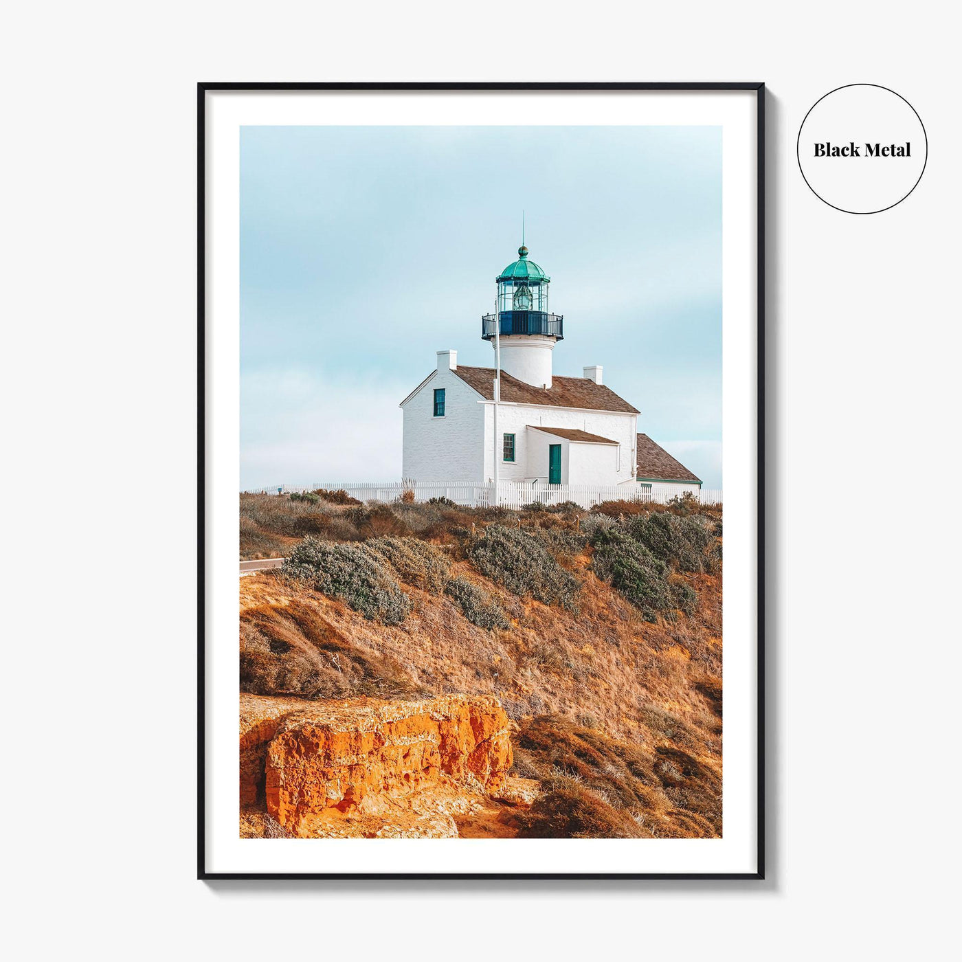 Point Loma Fine Art Photo Print, Cabrillo National Monument Lighthouse, San Diego Poster