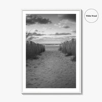 Ocean City Maryland Black and White Fine Art Photo Print, OCMD Poster
