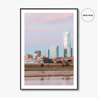 Oklahoma City Skyline Fine Art Photo Print, OKC, Oklahoma, USA Wall Decor Poster
