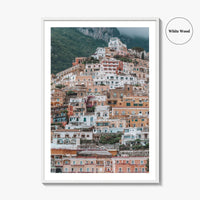 Positano Fine Art Photo Print, Amalfi Coast Campania Italy Wall Poster