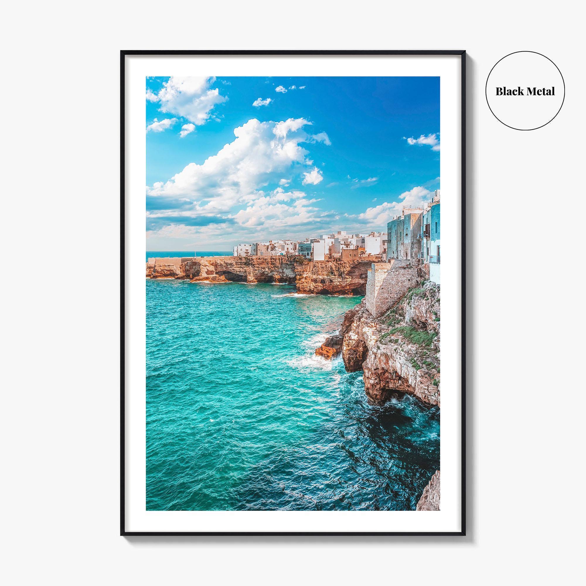 Polignano a Mare Fine Art Photo Print, Puglia Italy, Adriatic Sea Poster