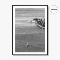 Punta San Vigilio Black and White Fine Art Photo Print, Lake Garda Italy Poster