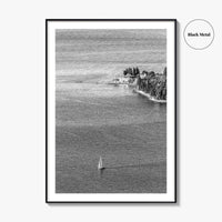 Punta San Vigilio Black and White Fine Art Photo Print, Lake Garda Italy Poster