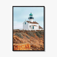 Point Loma Fine Art Photo Print, Cabrillo National Monument Lighthouse, San Diego Poster