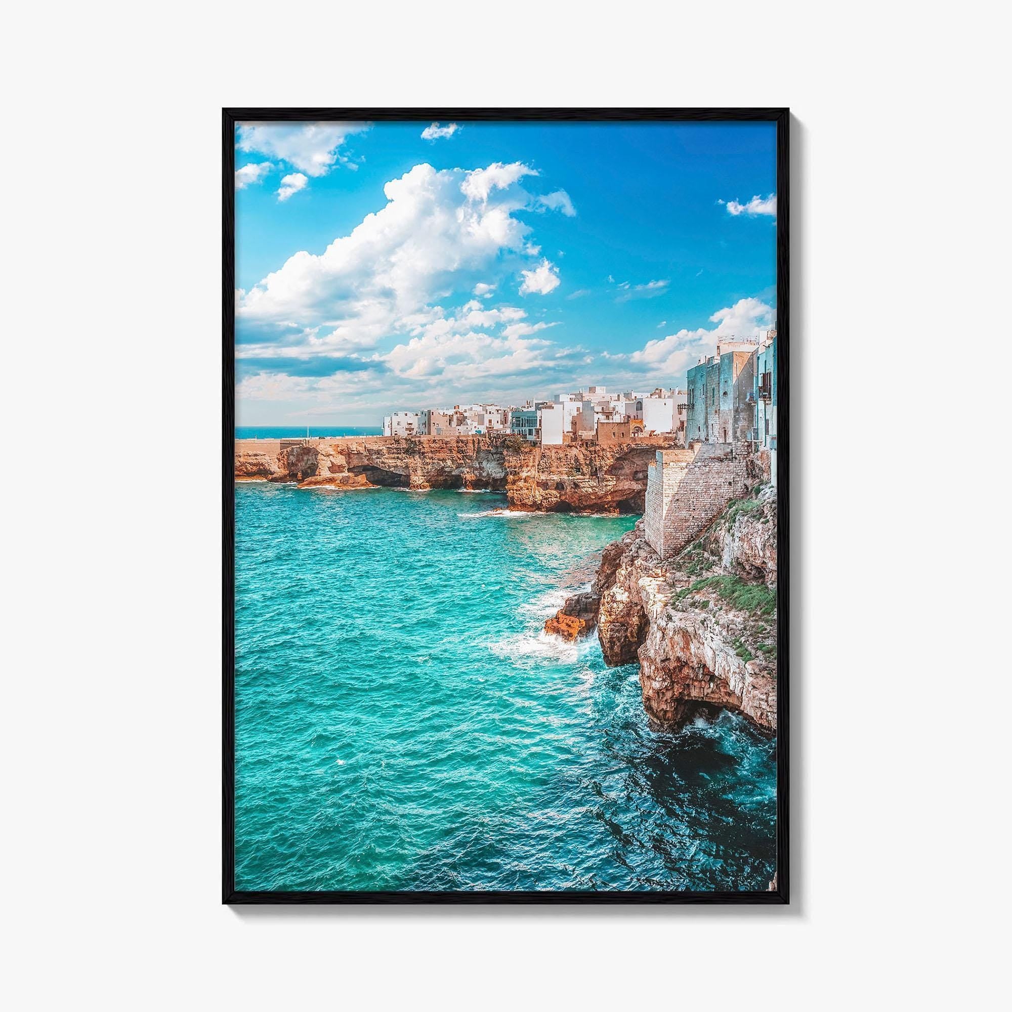 Polignano a Mare Fine Art Photo Print, Puglia Italy, Adriatic Sea Poster