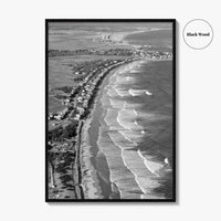 Ogunquit Black and White Fine Art Photo Print, York Maine Coastline Poster, USA