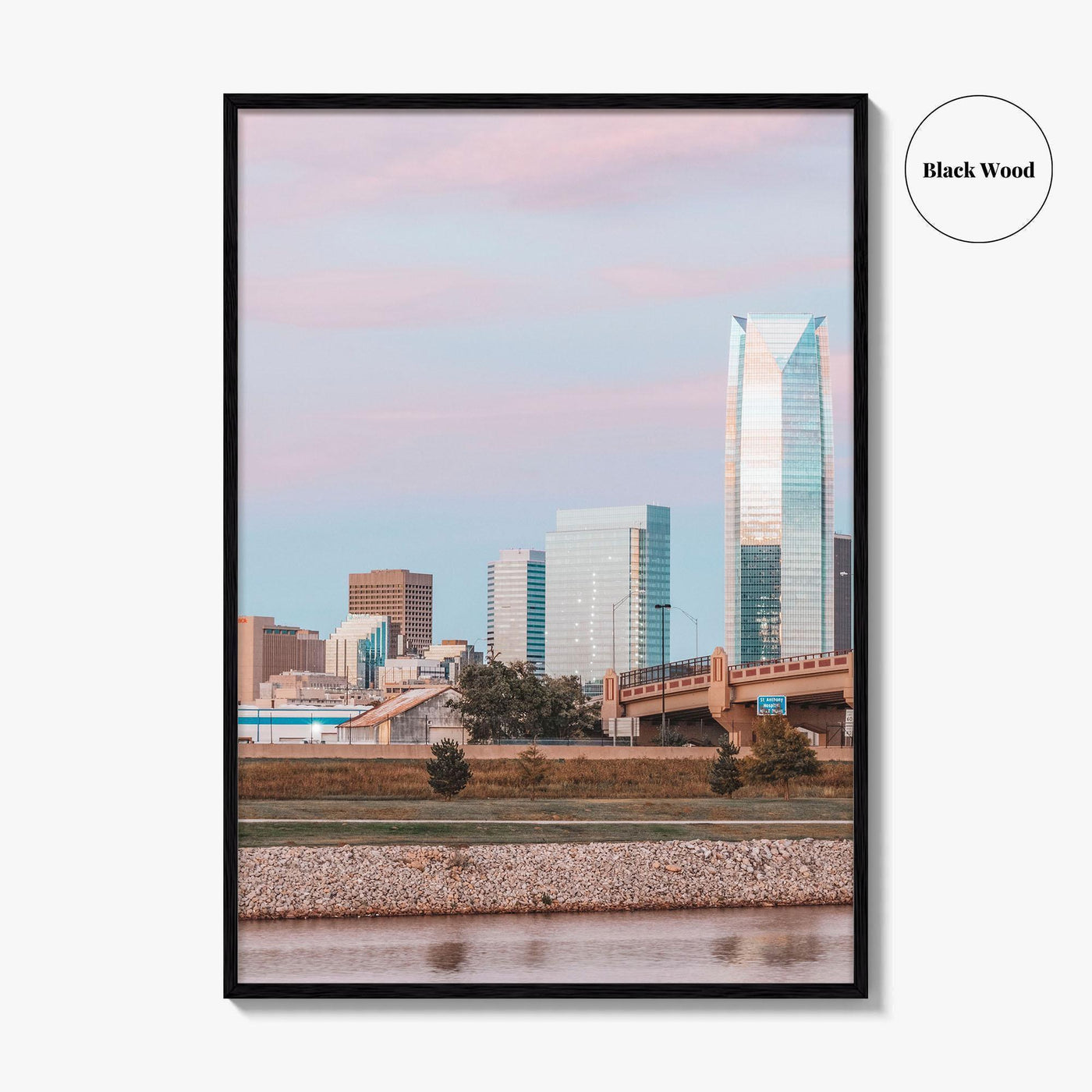Oklahoma City Skyline Fine Art Photo Print, OKC, Oklahoma, USA Wall Decor Poster